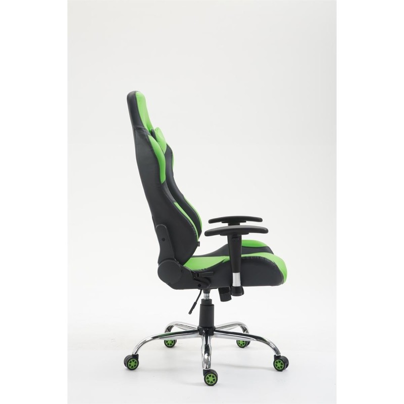 Silla Gaming ROSBY, Diseño Deportivo y Gran Comodidad, en Piel, Color Negro