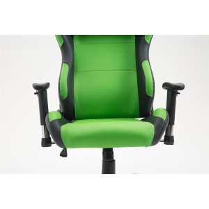 Silla Gaming ROSBY, Diseño Deportivo y Gran Comodidad, en Piel, Color Negro