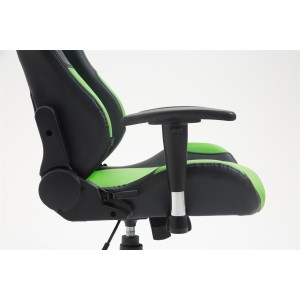 Silla Gaming ROSBY, Diseño Deportivo y Gran Comodidad, en Piel, Color Negro