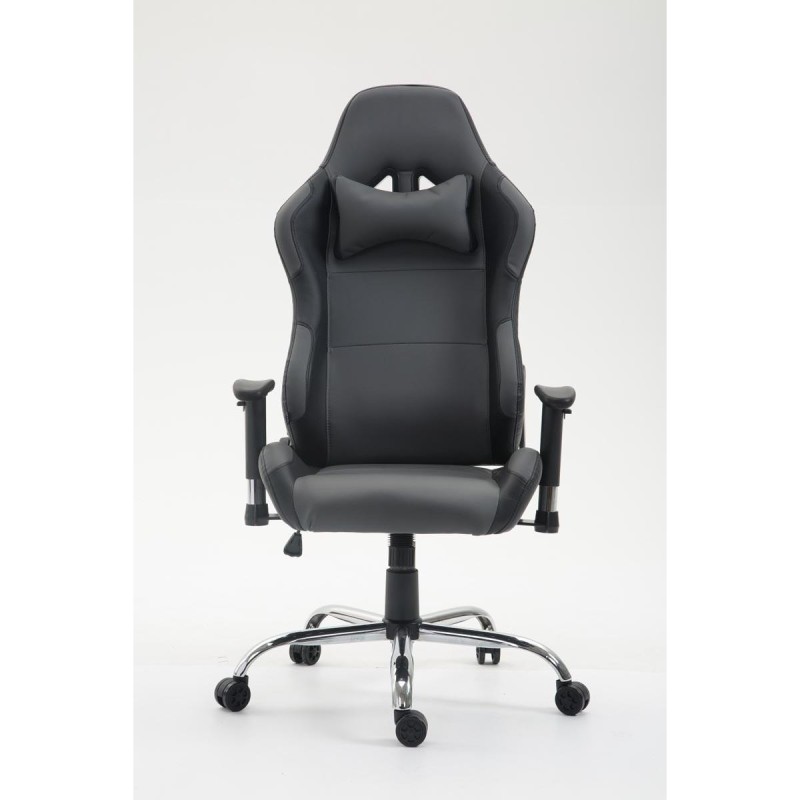 Silla Gaming ROSBY, Diseño Deportivo y Gran Comodidad, en Piel, Color Negro