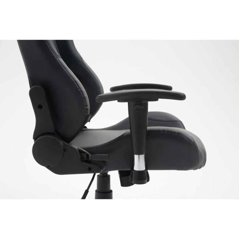 Silla Gaming ROSBY, Diseño Deportivo y Gran Comodidad, en Piel, Color Negro