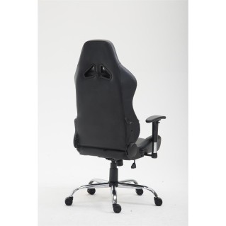 Silla Gaming ROSBY, Diseño Deportivo y Gran Comodidad, en Piel, Color Negro 2