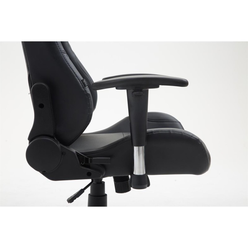 Silla Gaming ROSBY, Diseño Deportivo y Gran Comodidad, en Piel, Color Negro