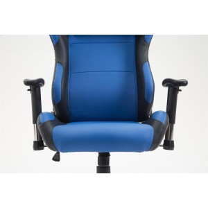 Silla Gaming ROSBY, Diseño Deportivo y Gran Comodidad, en Piel, Color Negro