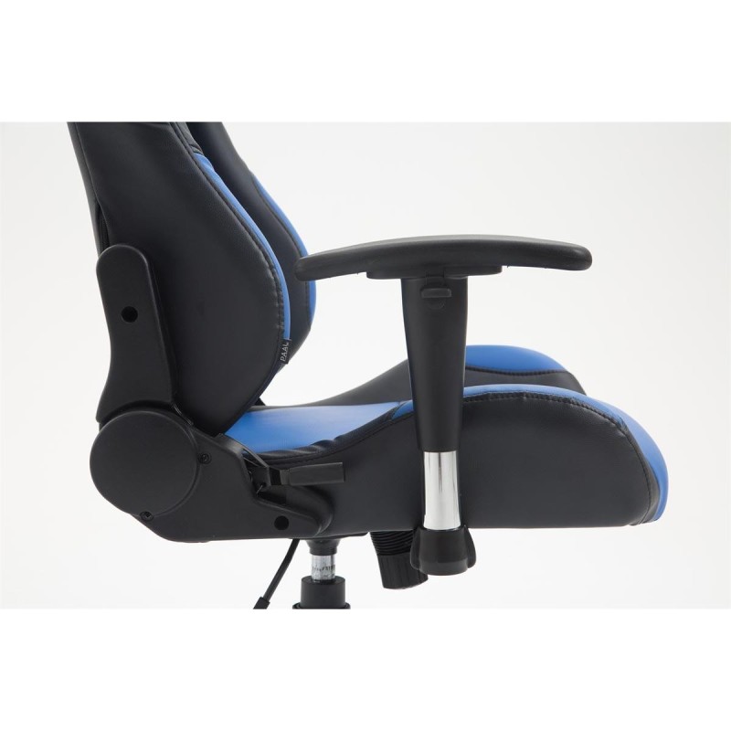 Silla Gaming ROSBY, Diseño Deportivo y Gran Comodidad, en Piel, Color Negro