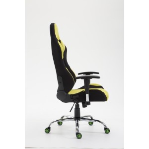 Silla Gaming ROSBY TELA, Diseño Deportivo y Gran Comodidad, Color Negro