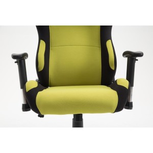 Silla Gaming ROSBY TELA, Diseño Deportivo y Gran Comodidad, Color Negro