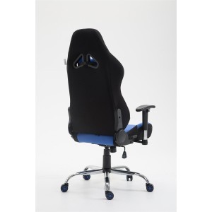 Silla Gaming ROSBY TELA, Diseño Deportivo y Gran Comodidad, Color Negro