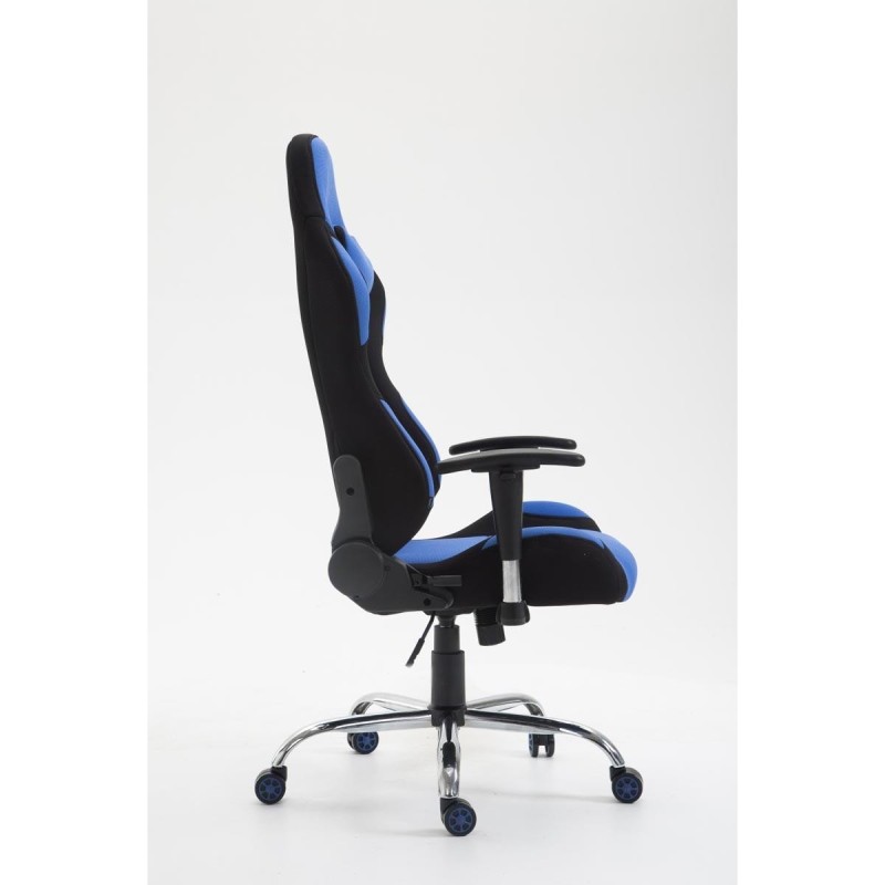 Silla Gaming ROSBY TELA, Diseño Deportivo y Gran Comodidad, Color Negro