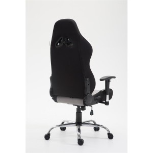 Silla Gaming ROSBY TELA, Diseño Deportivo y Gran Comodidad, Color Negro