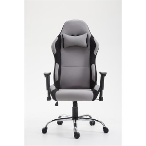 Silla Gaming ROSBY TELA, Diseño Deportivo y Gran Comodidad, Color Negro