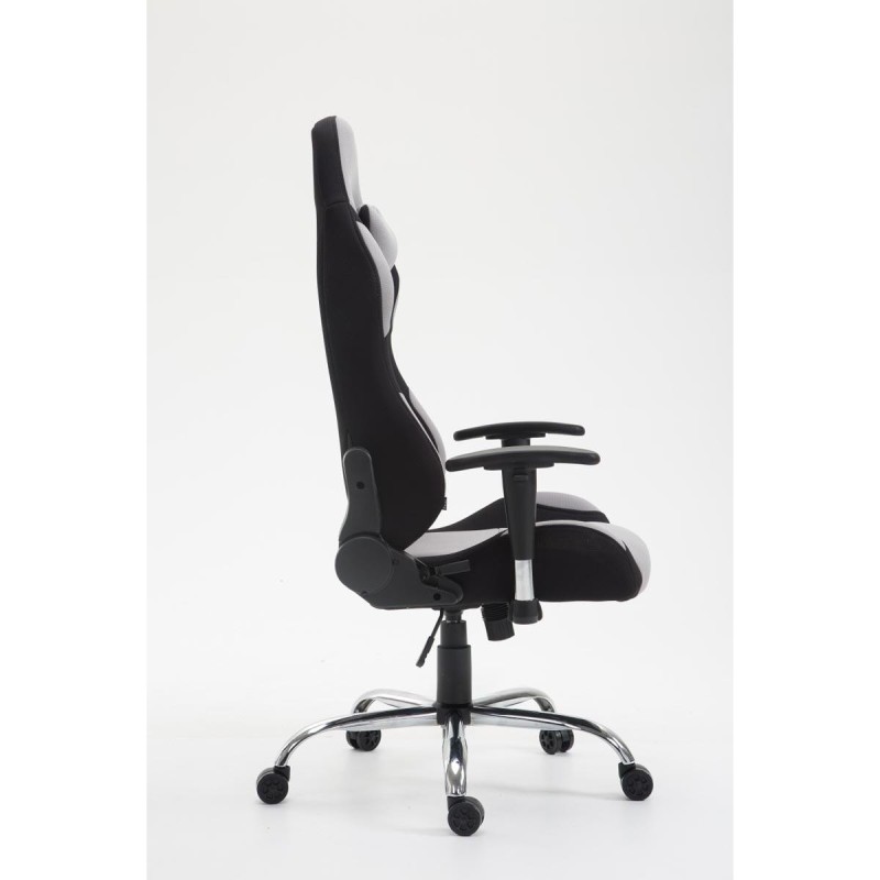 Silla Gaming ROSBY TELA, Diseño Deportivo y Gran Comodidad, Color Negro