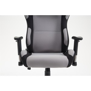 Silla Gaming ROSBY TELA, Diseño Deportivo y Gran Comodidad, Color Negro