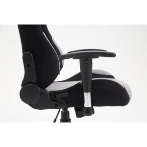 Silla Gaming ROSBY TELA, Diseño Deportivo y Gran Comodidad, Color Negro