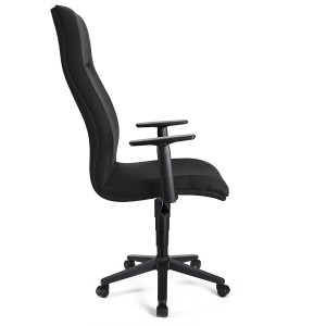 Sillón de Oficina ANIBAL en tela negra