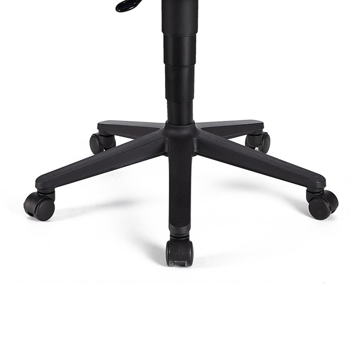 Sillón de Oficina ANIBAL, Respaldo Alto, Brazos Ajustables, Acolchado en Tela Negro