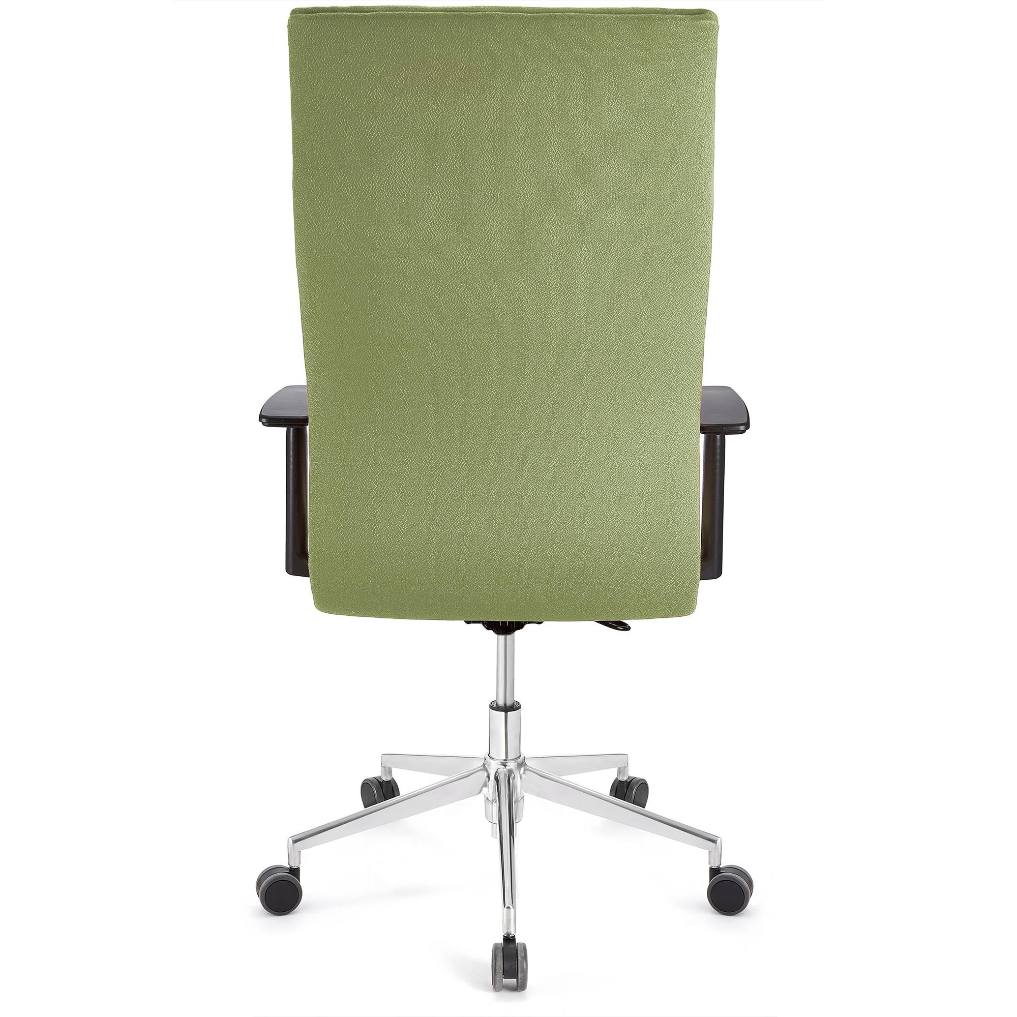 Sillón de Oficina ANIBAL PRO, Respaldo Alto, Brazos Ajustables, Acolchado en Tela Negra
