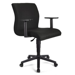 Silla de Oficina ANIBAL BASE en tela negra