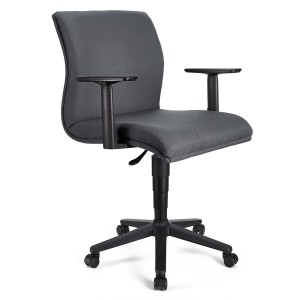 Silla de Oficina ANIBAL BASE en tela negra