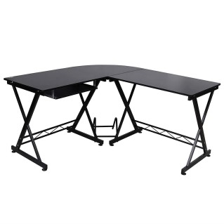 Mesa de Ordenador EASY LINE color Negro