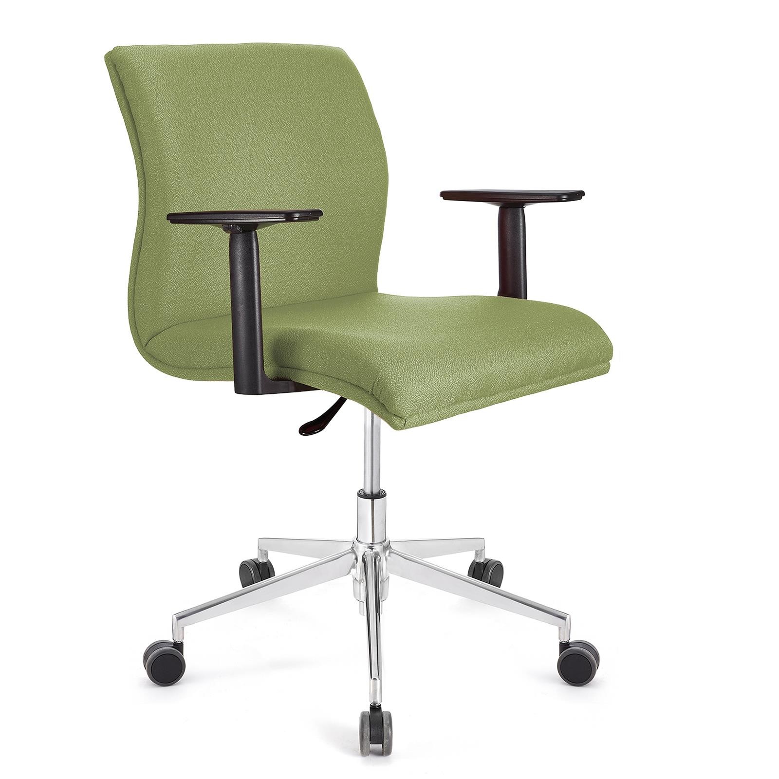 Silla de Oficina ANIBAL BASE PRO, Brazos Ajustables, Acolchado en Tela Negro