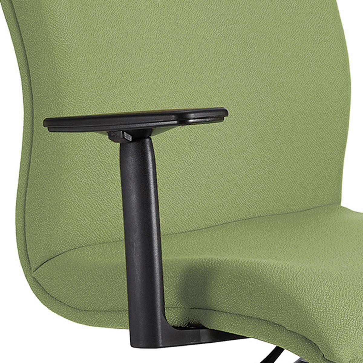 Silla de Oficina ANIBAL BASE PRO, Brazos Ajustables, Acolchado en Tela Negro
