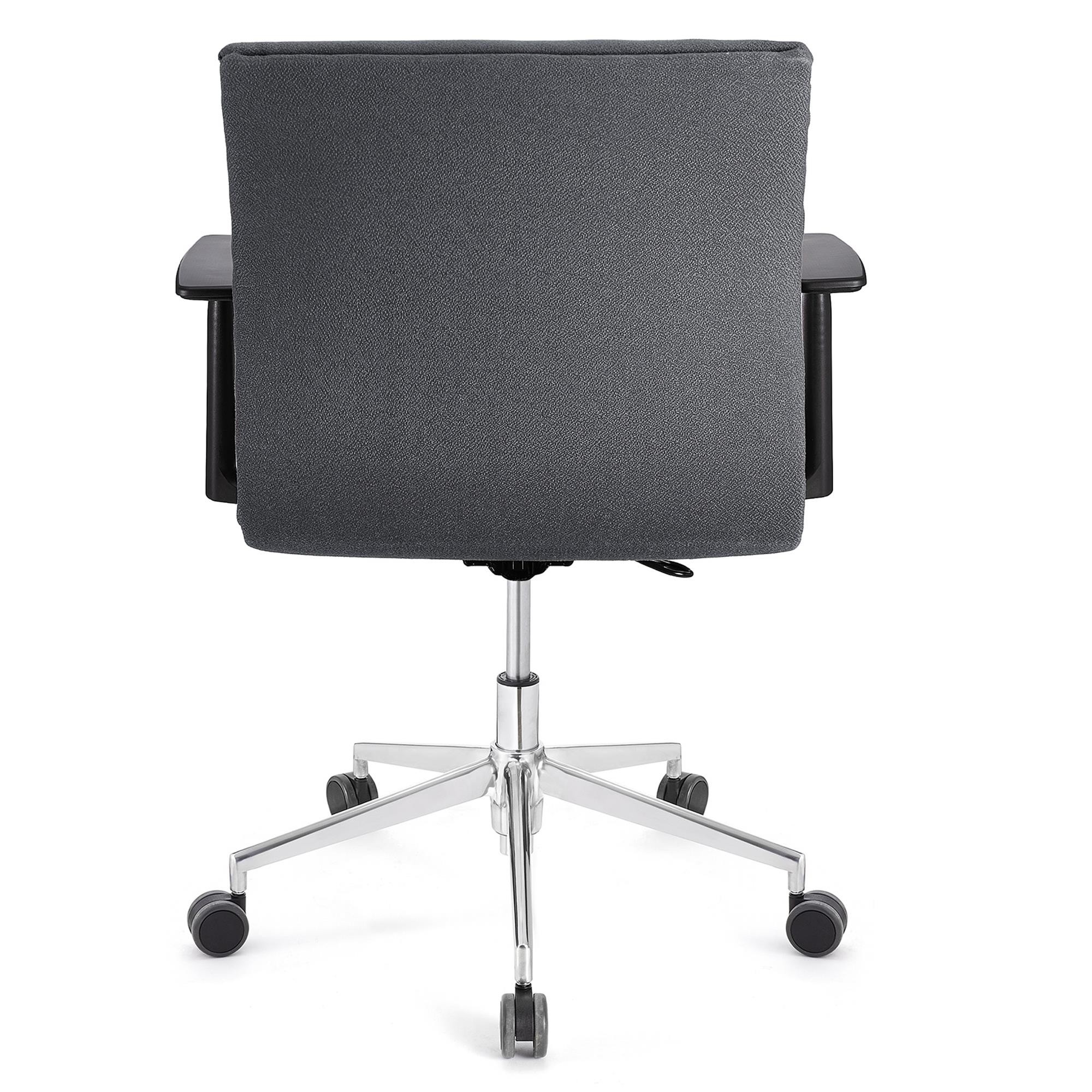 Silla de Oficina ANIBAL BASE PRO, Brazos Ajustables, Acolchado en Tela Negro