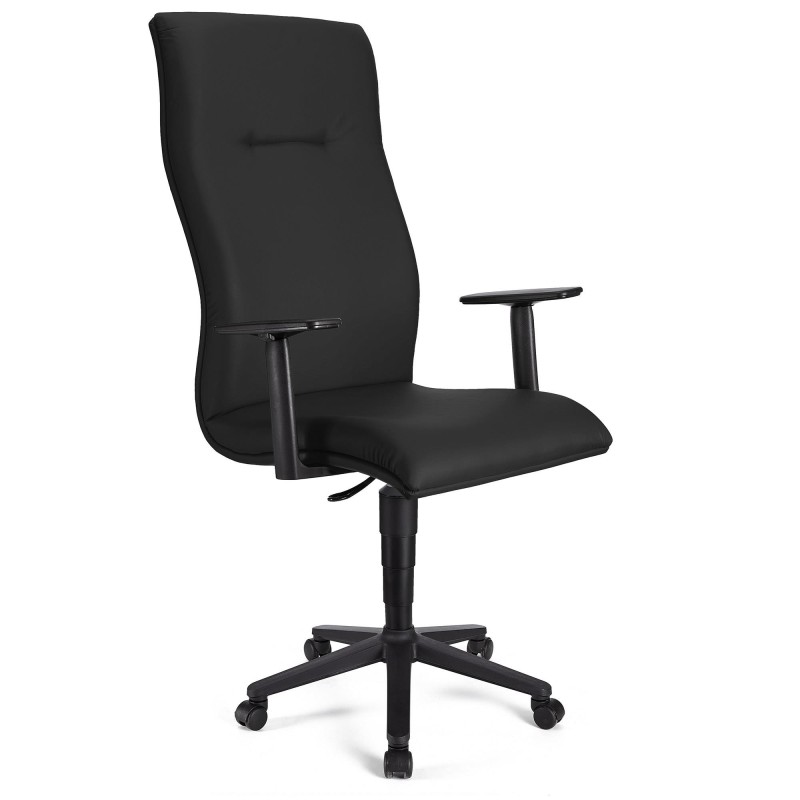Sillón de Oficina ANIBAL PIEL en negro