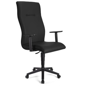 Sillón de Oficina ANIBAL PIEL en negro