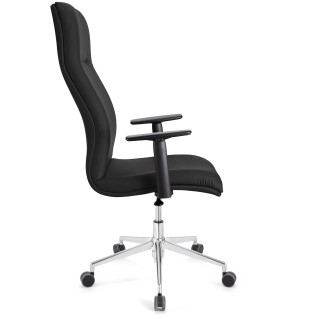 Sillón de Oficina ANIBAL PRO PIEL en negro 2