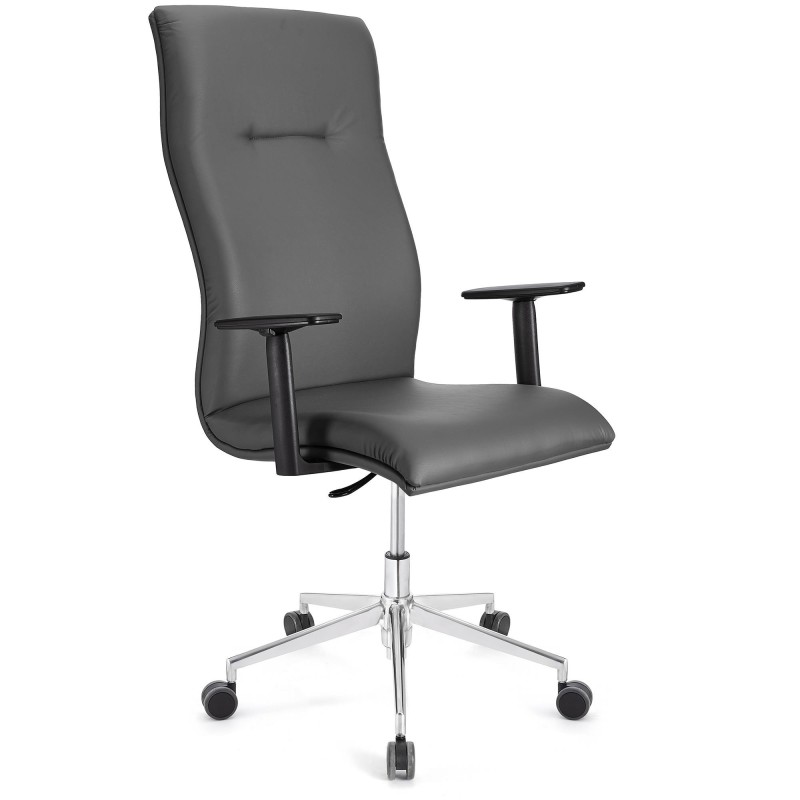 Sillón de Oficina ANIBAL PRO PIEL en negro