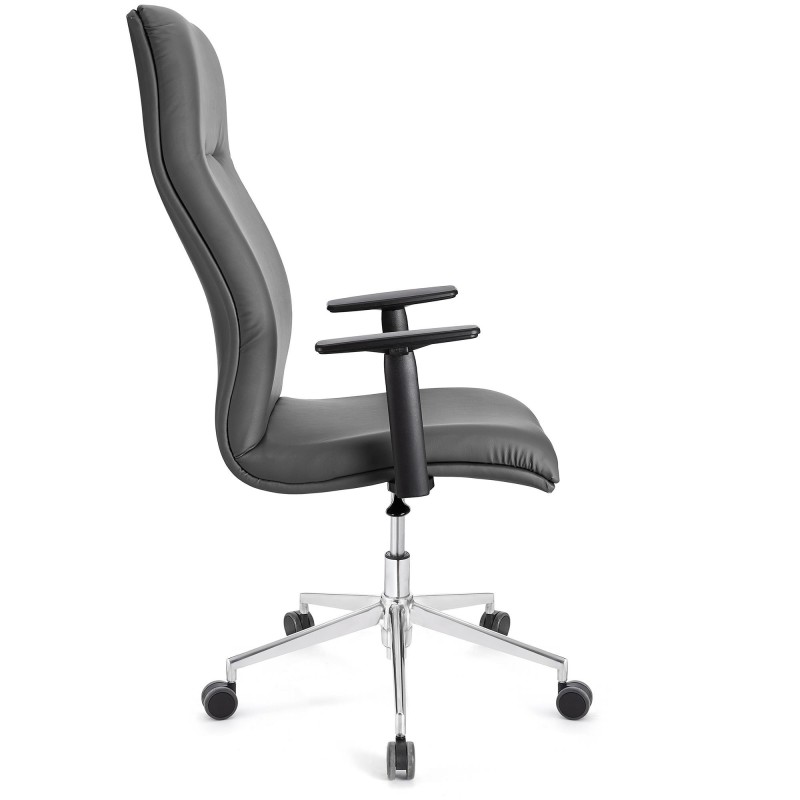 Sillón de Oficina ANIBAL PRO PIEL en negro