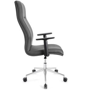 Sillón de Oficina ANIBAL PRO PIEL en negro