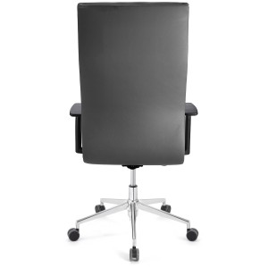 Sillón de Oficina ANIBAL PRO PIEL en negro