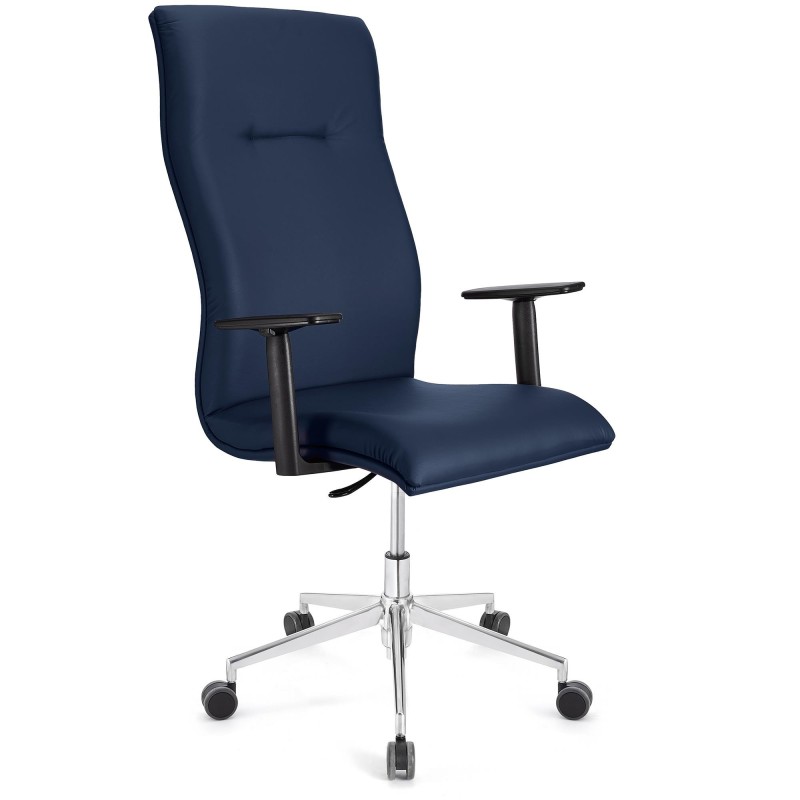 Sillón de Oficina ANIBAL PRO PIEL en negro