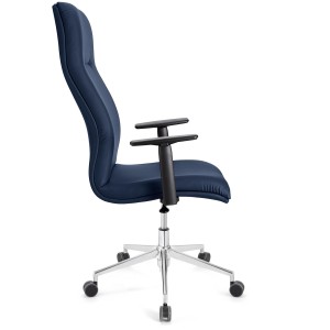 Sillón de Oficina ANIBAL PRO PIEL en negro