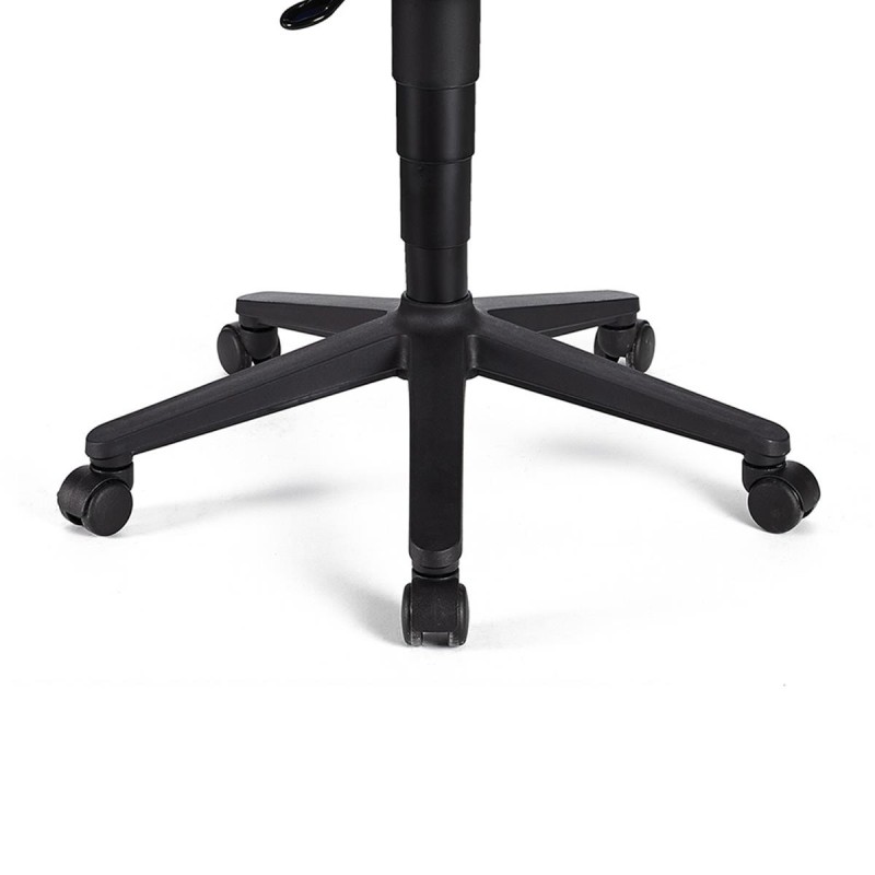 Silla de Oficina ANIBAL BASE PIEL en negro