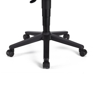 Silla de Oficina ANIBAL BASE PIEL en negro