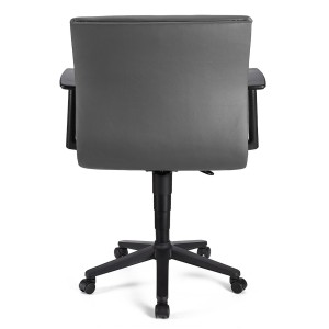 Silla de Oficina ANIBAL BASE PIEL en negro