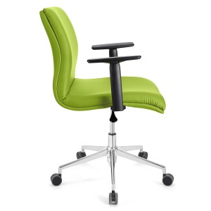 Silla de Oficina ANIBAL BASE PRO PIEL en negro