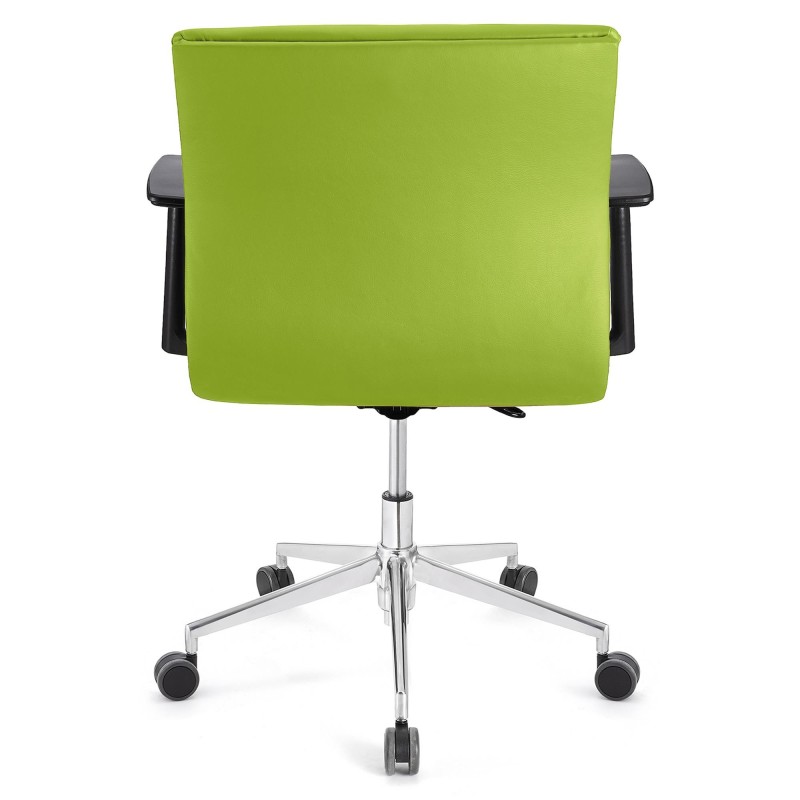 Silla de Oficina ANIBAL BASE PRO PIEL en negro