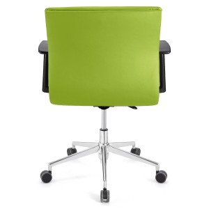 Silla de Oficina ANIBAL BASE PRO PIEL en negro
