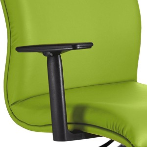 Silla de Oficina ANIBAL BASE PRO PIEL en negro