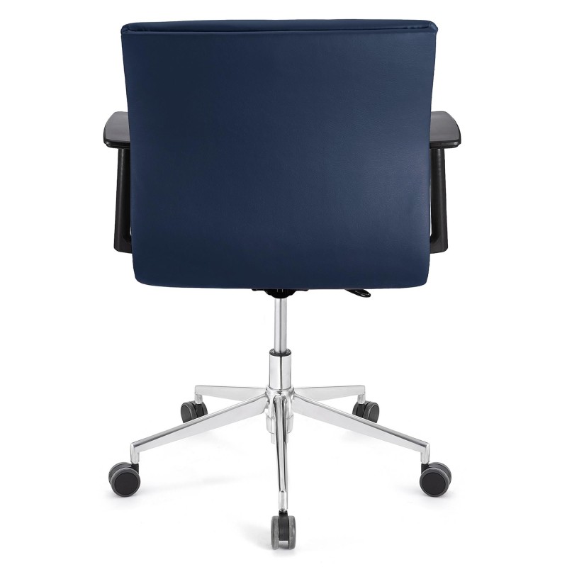 Silla de Oficina ANIBAL BASE PRO PIEL en negro