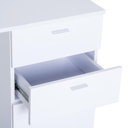 Mesa de ordenador JAMES en madera color blanco