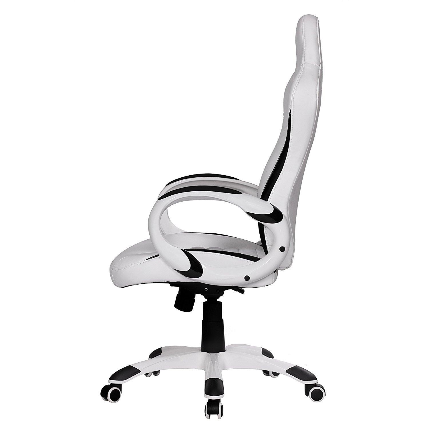 Silla Gaming MUSAKU, Diseño Exclusivo con Costuras, Gran Calidad, Piel Negra