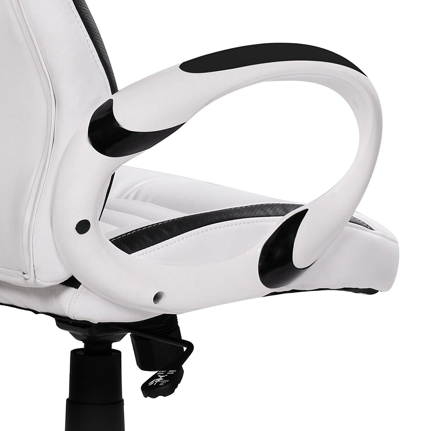 Silla Gaming MUSAKU, Diseño Exclusivo con Costuras, Gran Calidad, Piel Negra