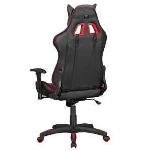 Silla gaming ORBY, reclinable, en piel negro y gris