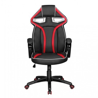 Silla de Oficina WIND PRO, diseño gaming, en negro y rojo 2
