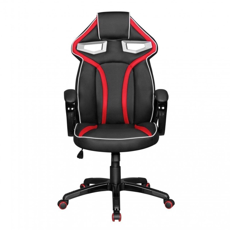 Silla de Oficina WIND PRO, diseño gaming, en negro y rojo
